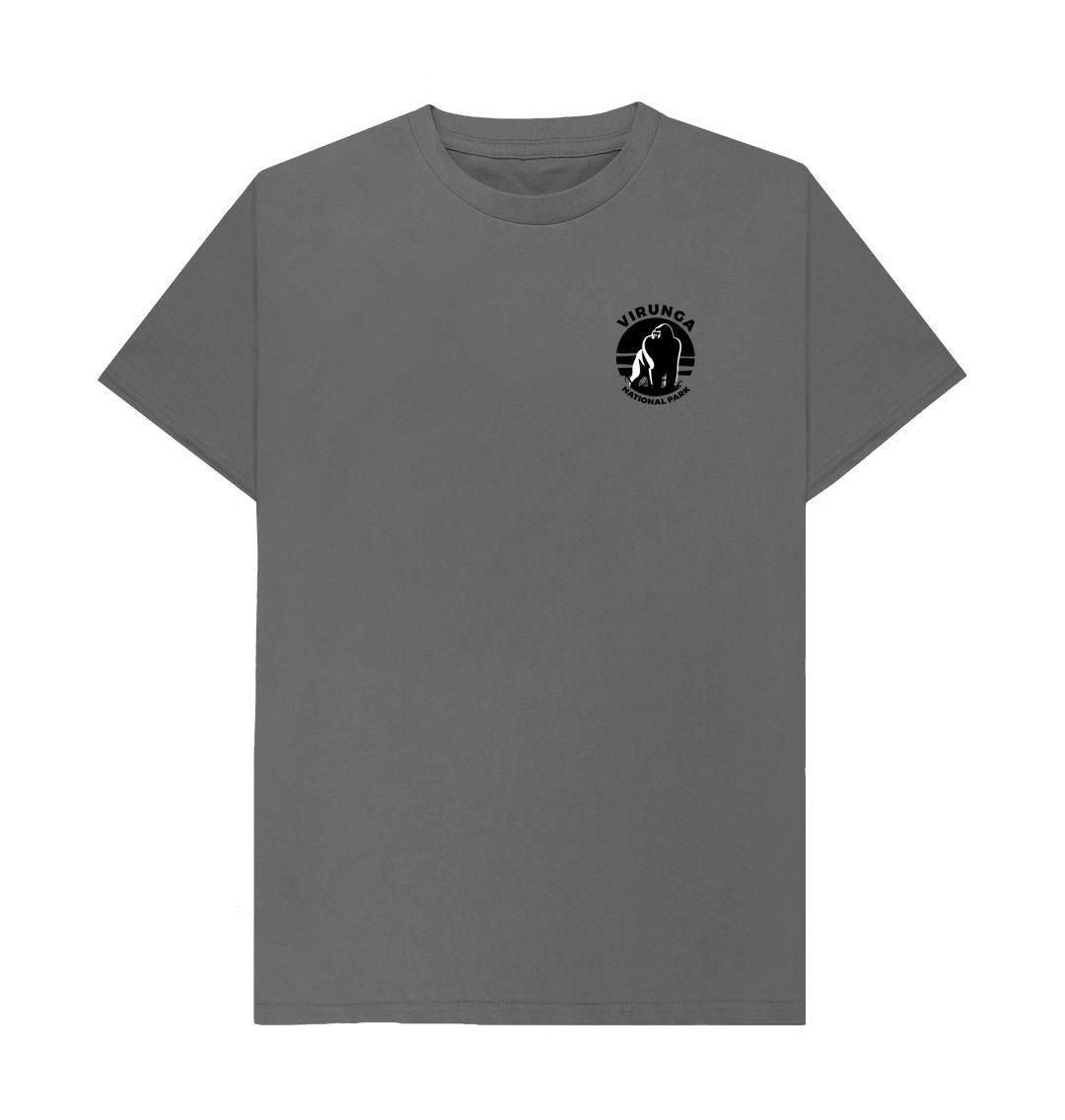 Slate Grey Gorilla Pocket Logo Men's T-shirt