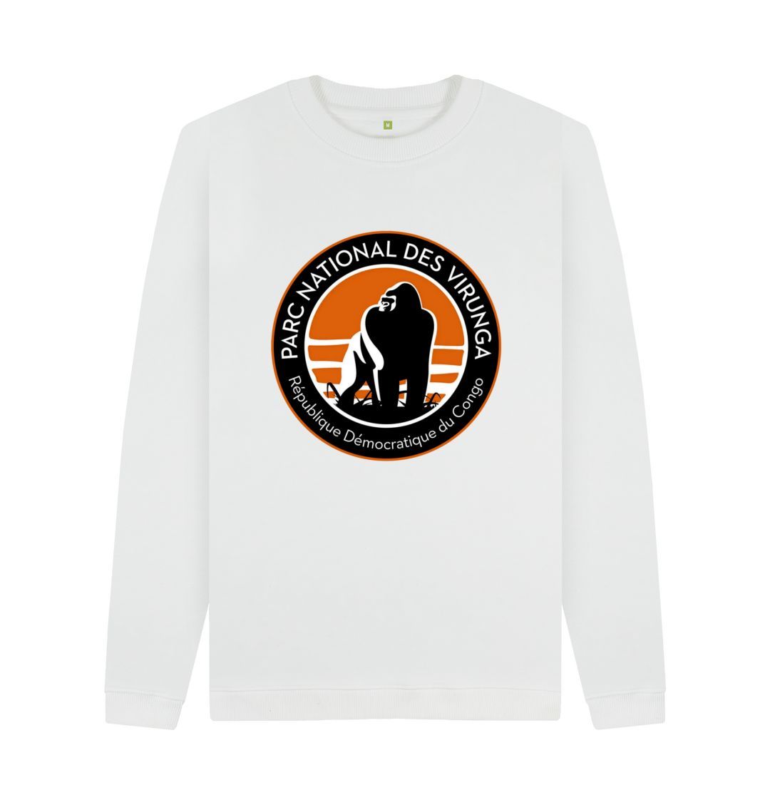 White Virunga Logo Men's Sweater